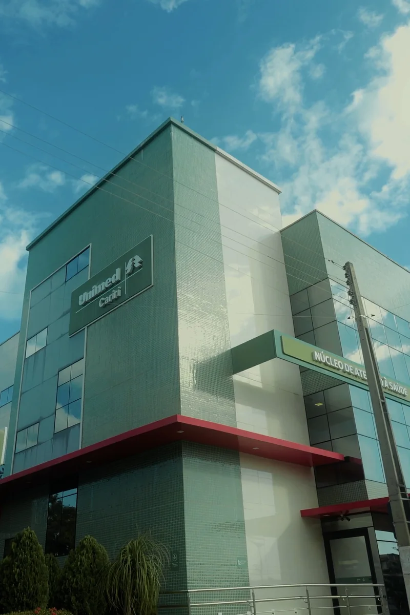 Fachada de cliente da área da saúde, em filme institucional da Codec